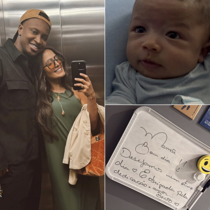 Carol Peixinho compartilha cliques da semana e mostra recado especial do filho Bento