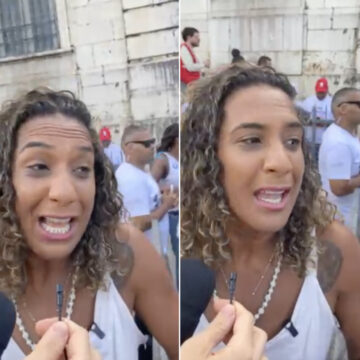 Ministra Anielle Franco participa da Lavagem do Bonfim e declara: “Meu coração também é baiano”