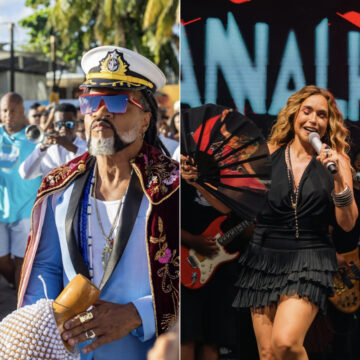 Carlinhos Brown recebe Daniela Mercury na Enxaguada de Yemanjá 2026