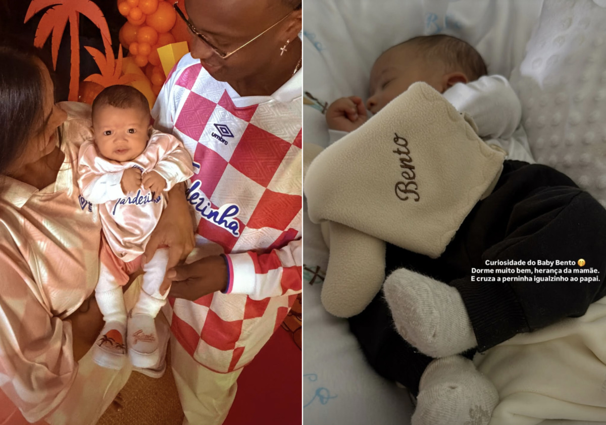 Carol Peixinho revela curiosidade inusitada de Bento, seu filho com Thiaguinho