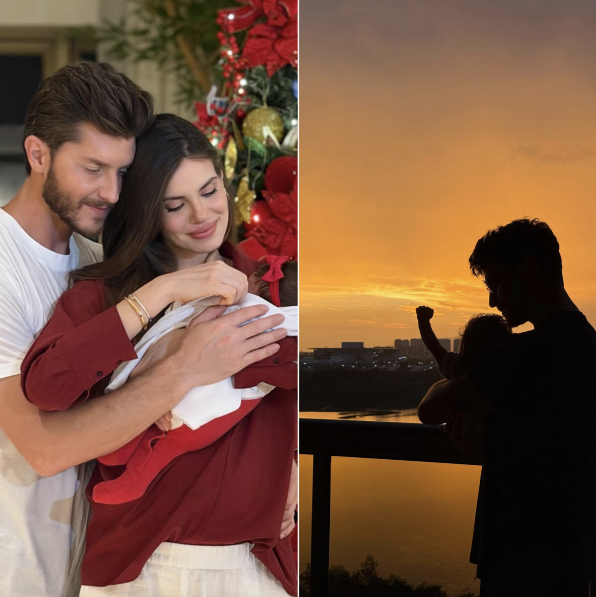 Klebber Toledo compartilha  registro raro com a filha e Camila Queiroz reage; veja