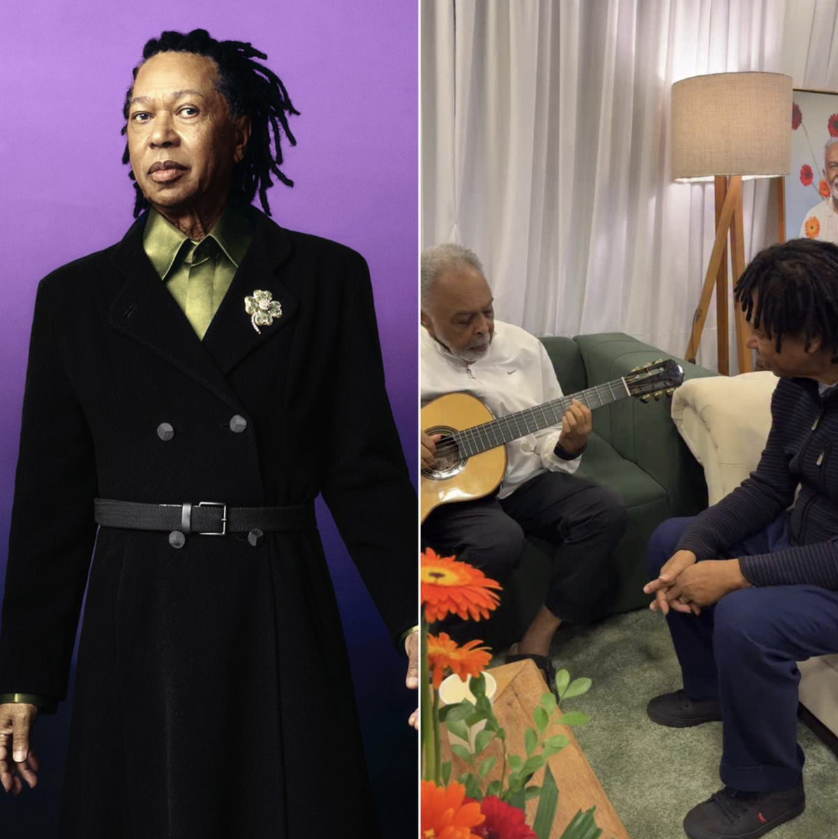 Djavan ganha homenagem de Gilberto Gil em data especial; veja