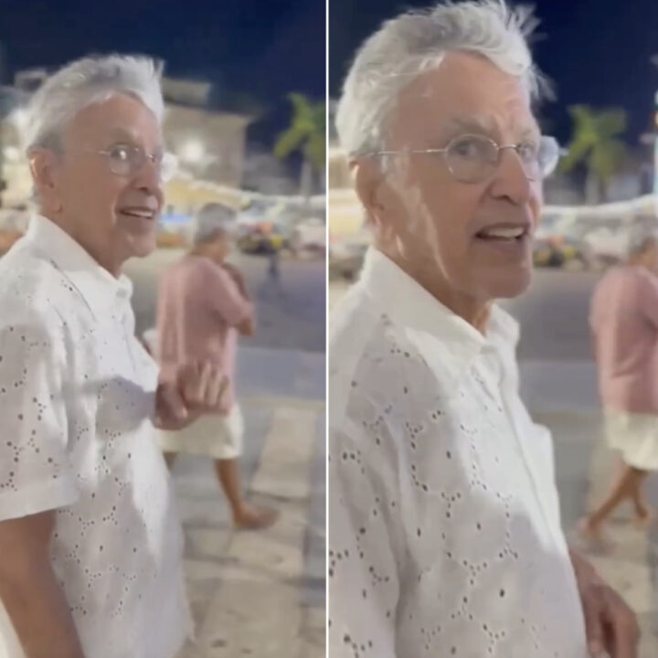 Caetano Veloso visita Santo Amaro e celebra: “Sempre bom estar em casa”