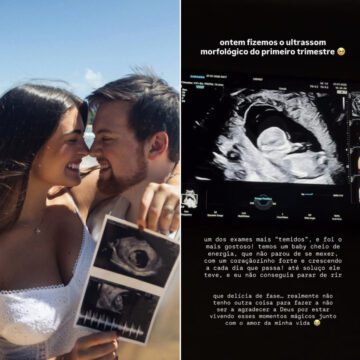 Filha de César Filho e Elaine Mickely, Luma César dá novos detalhes da gravidez: “Baby cheio de energia”