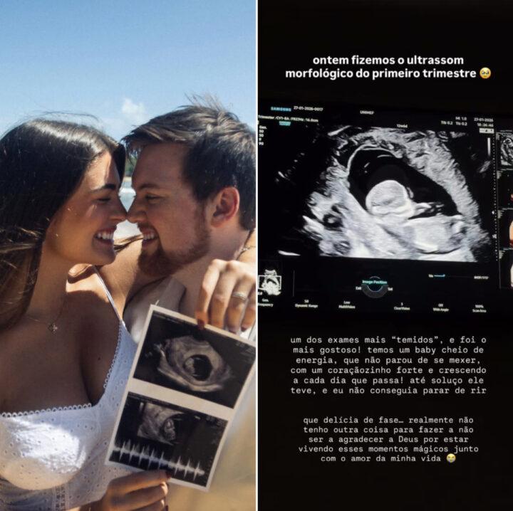 Filha de César Filho e Elaine Mickely, Luma César dá novos detalhes da gravidez: “Baby cheio de energia”