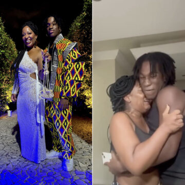 Tia Má chora ao celebrar aprovação do filho no vestibular: “A gente passou por tanta coisa”