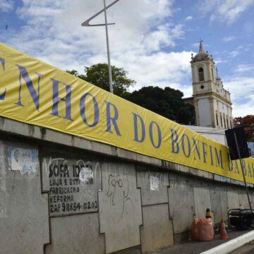 Mega fita do Senhor do Bonfim de 85 metros vai enfeitar trajeto até a Colina Sagrada