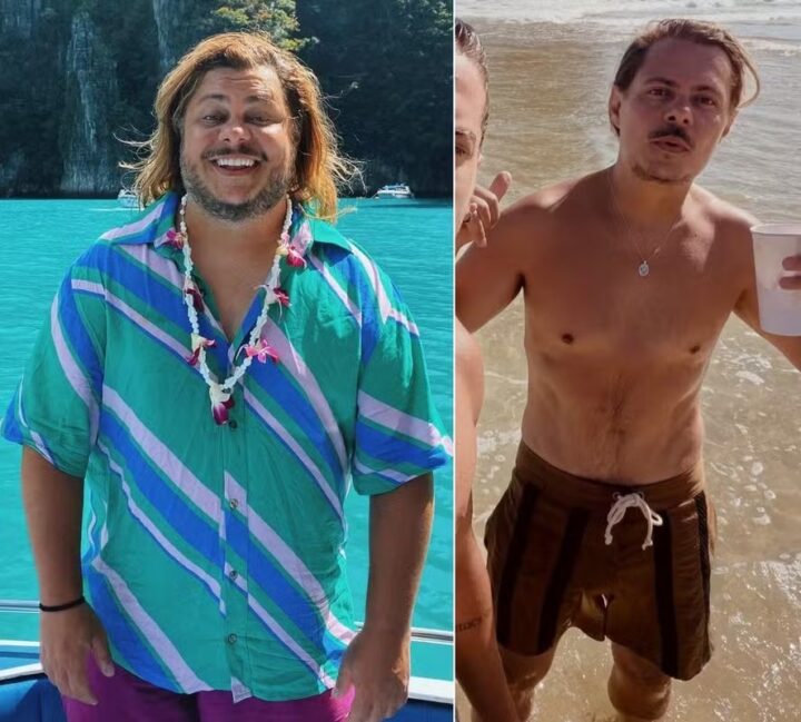 Marcus Majella exibe físico em Noronha após perder mais de 30kg