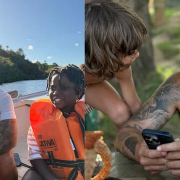 Bruno Gagliasso abre álbum em família na Bahia: ‘Dias felizes ficam pra sempre’