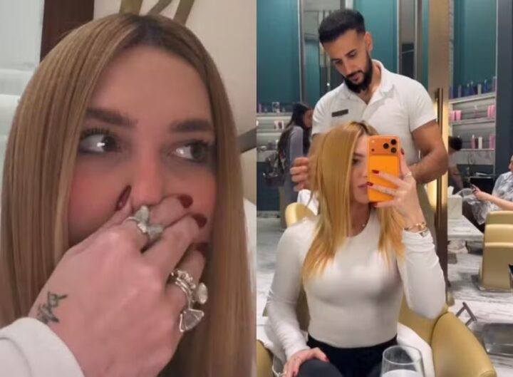 Virginia gasta R$ 4 mil em salão de beleza de Dubai, mas sai com tratamento errado: ‘Desespero’