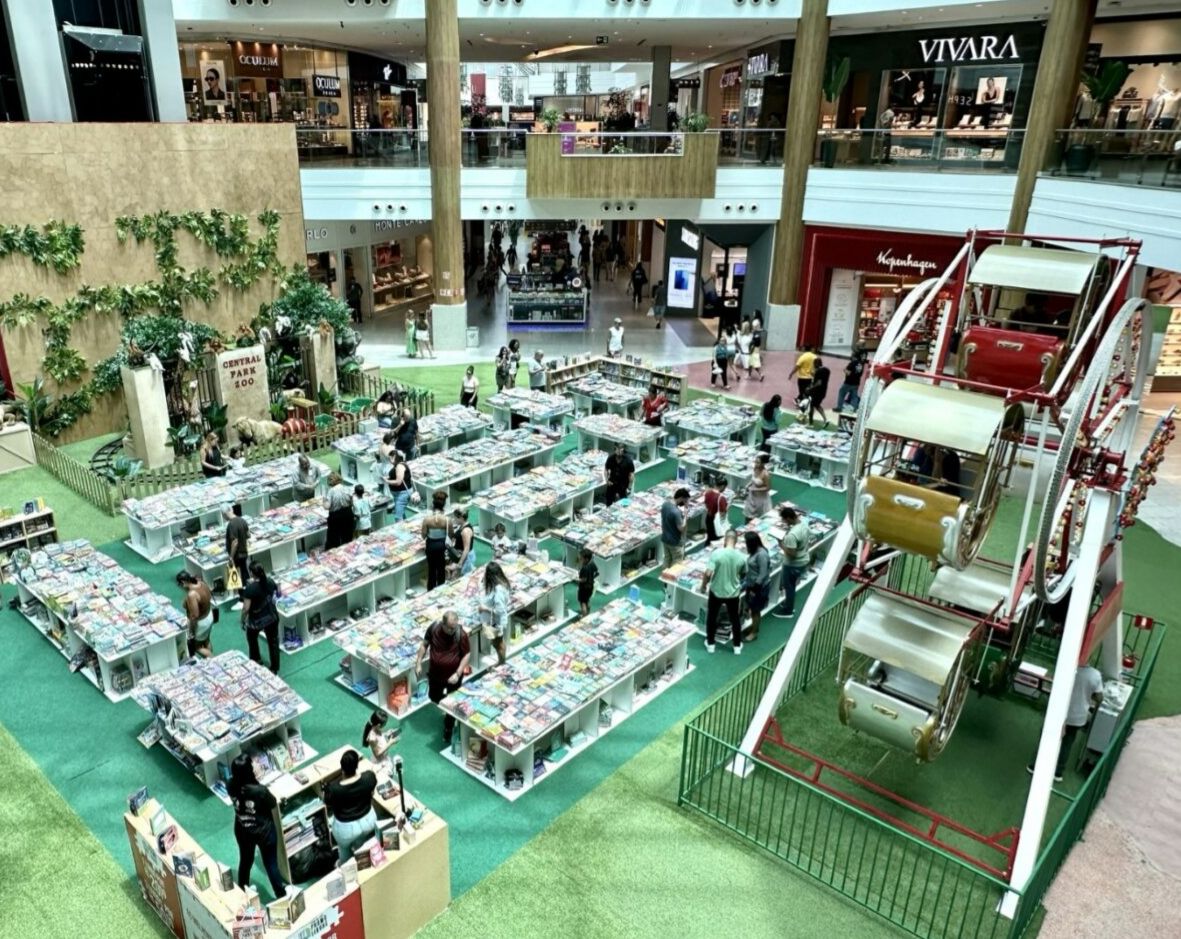 Shopping em Salvador recebe atração infantil com roda-gigante, trenzinho e feira de livros