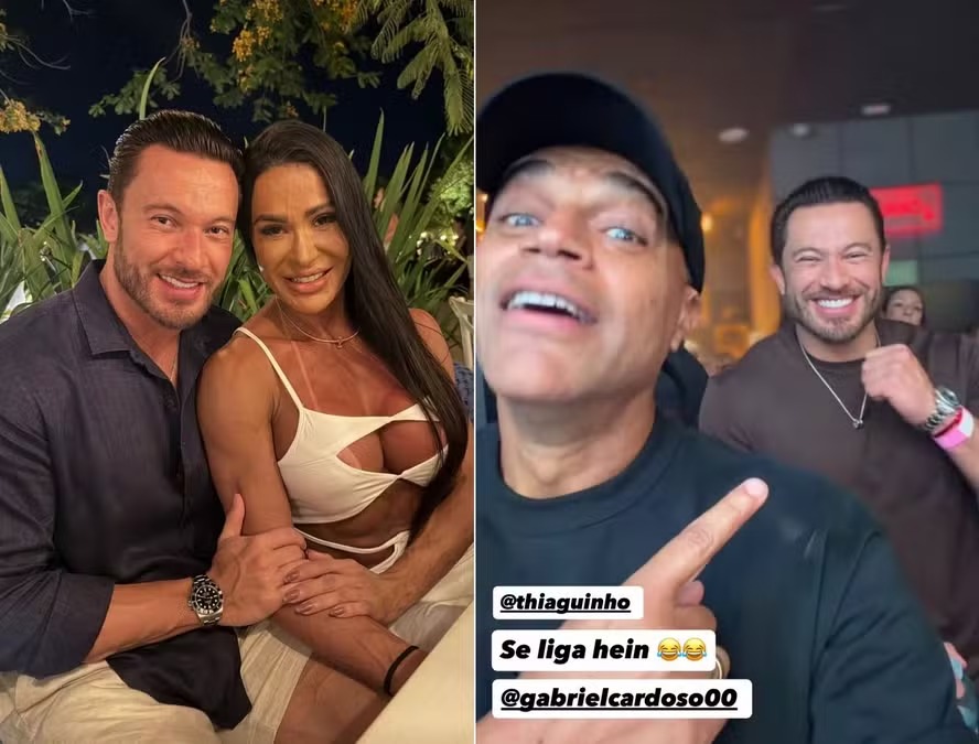 Novo namorado de Gracyanne Barbosa é amigo de Denilson, ex-desafeto de Belo