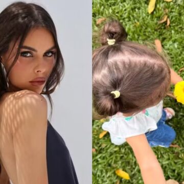 Amanda Kimberlly encanta com cliques fofos de Helena, sua filha com Neymar