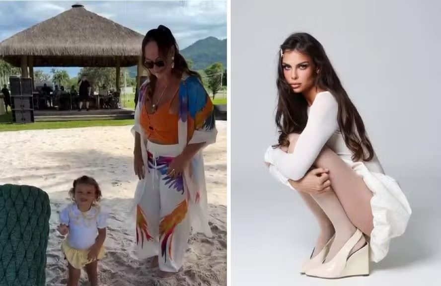 Mãe de Neymar é atacada por fãs de Bruna Biancardi ao convidar neta e modelo para aniversário