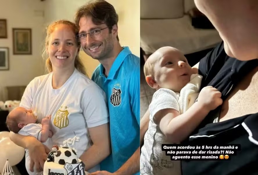 Ketlen Wiggers, jogadora do Santos, mostra momento em família com filho: ‘Menino mais lindo’