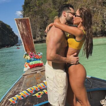 Alok e Romana Novais agitam a web com beijão durante viagem para Tailândia