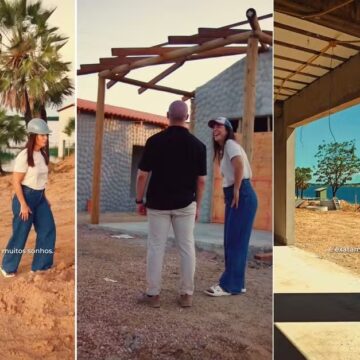 Ivete Sangalo visita obras da casa que está construindo em Juazeiro: ‘De qualquer lugar, você vê o rio’