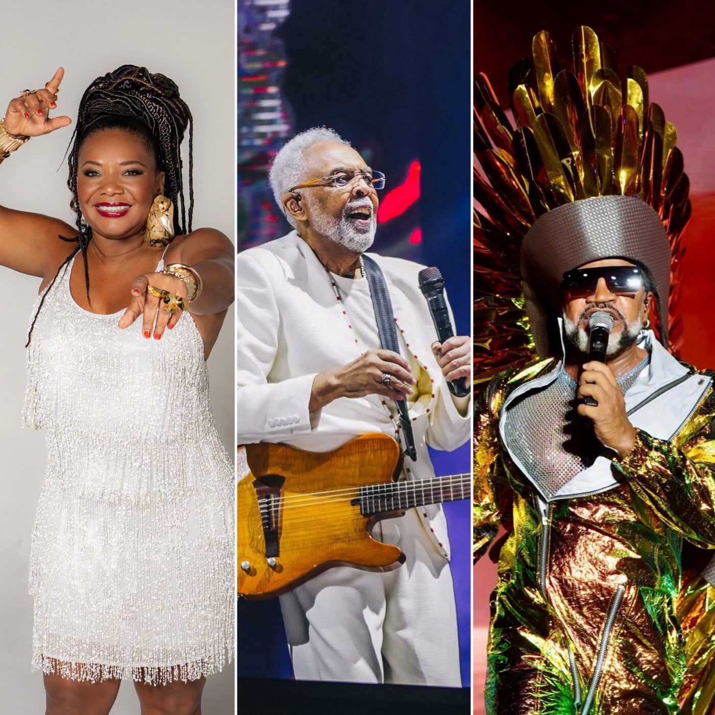 Margareth Menezes fará show em Salvador com participações de Gilberto Gil, Carlinhos Brown e Nabiyah Be