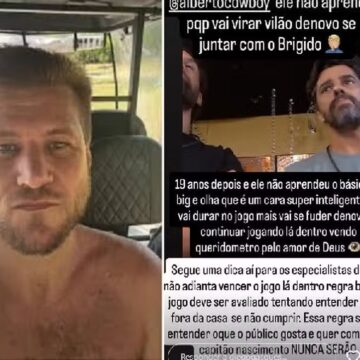 Rival de Alberto Cowboy no ‘BBB 7’, Diego Alemão critica atitudes de brother no ‘BBB 26’: ‘Ele não aprende’