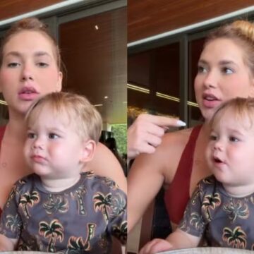 Caçula de Virginia Fonseca, José Leonardo chama mãe de Vini Jr. de ‘vovó’