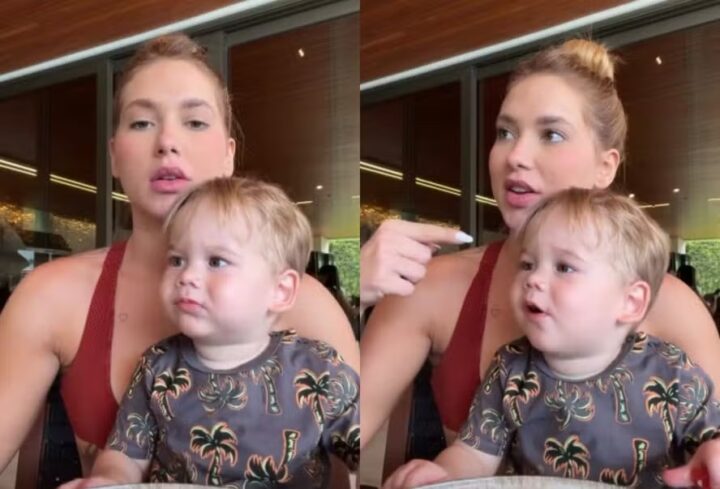 Caçula de Virginia Fonseca, José Leonardo chama mãe de Vini Jr. de ‘vovó’