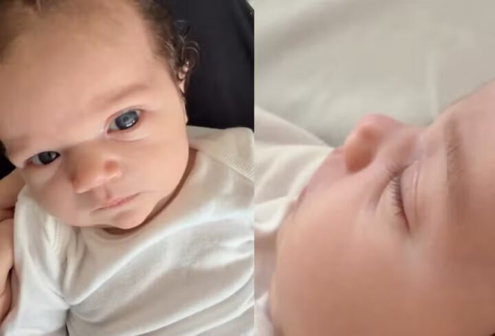 Rafa Kalimann encanta ao mostrar detalhes do rostinho da filha, Zuza