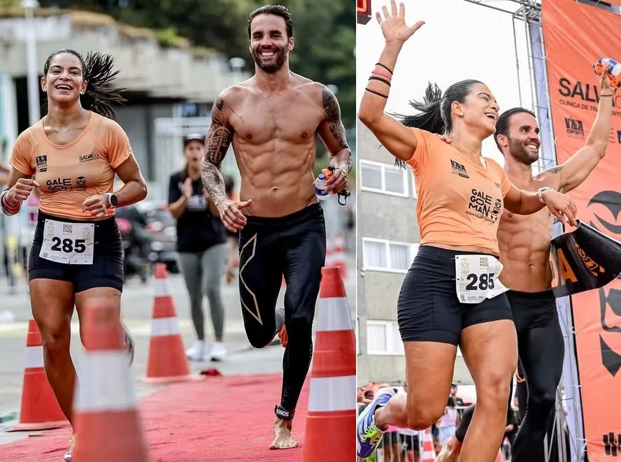 Ex-marido de Ivete Sangalo, Daniel Cady participa de competição em Salvador ao lado de médica