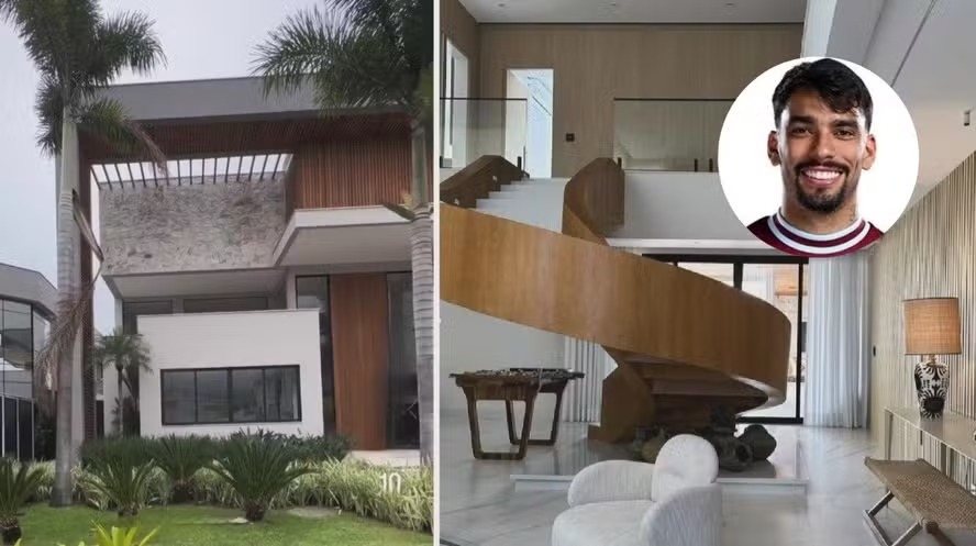 De volta ao Flamengo, Lucas Paquetá vai morar em mansão em condomínio de luxo no Rio; fotos