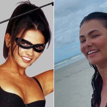 Ex-Tiazinha, Suzana Alves compartilha clique de biquíni em dia de praia