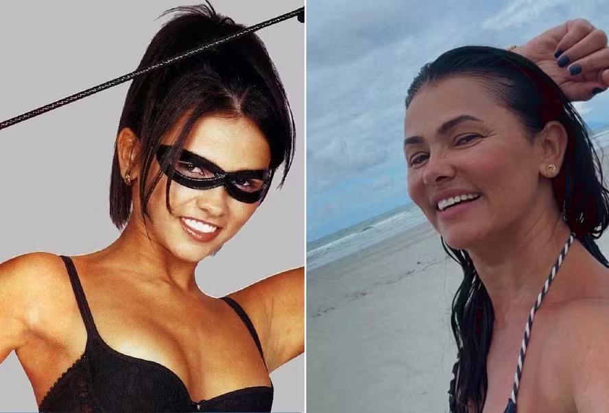 Ex-Tiazinha, Suzana Alves compartilha clique de biquíni em dia de praia