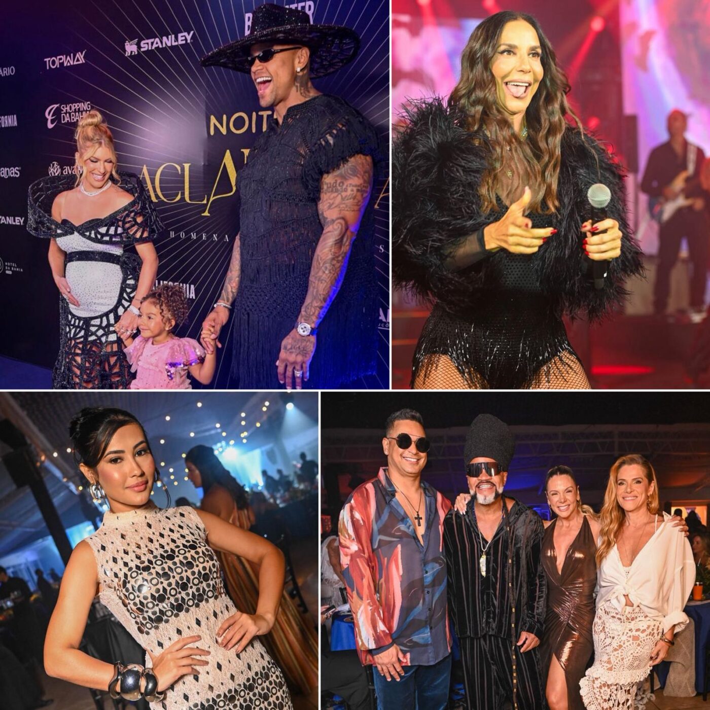 Noite da Aclamação: Lore Improta e Léo Santana promovem festa beneficente com show de Ivete e participações especiais; veja fotos