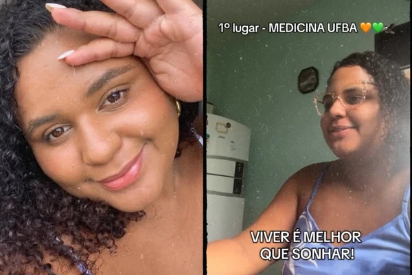 Após seis anos de estudo, jovem do interior passa em 1º lugar em Medicina na Ufba: ‘Orgulhosa’