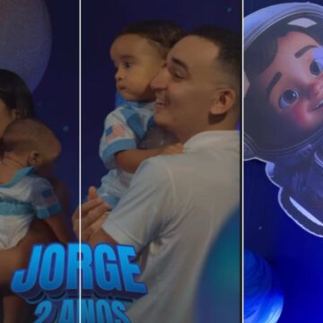 Ary Mirelle revela detalhes da festa de aniversário de Jorge, seu filho com João Gomes; veja vídeo