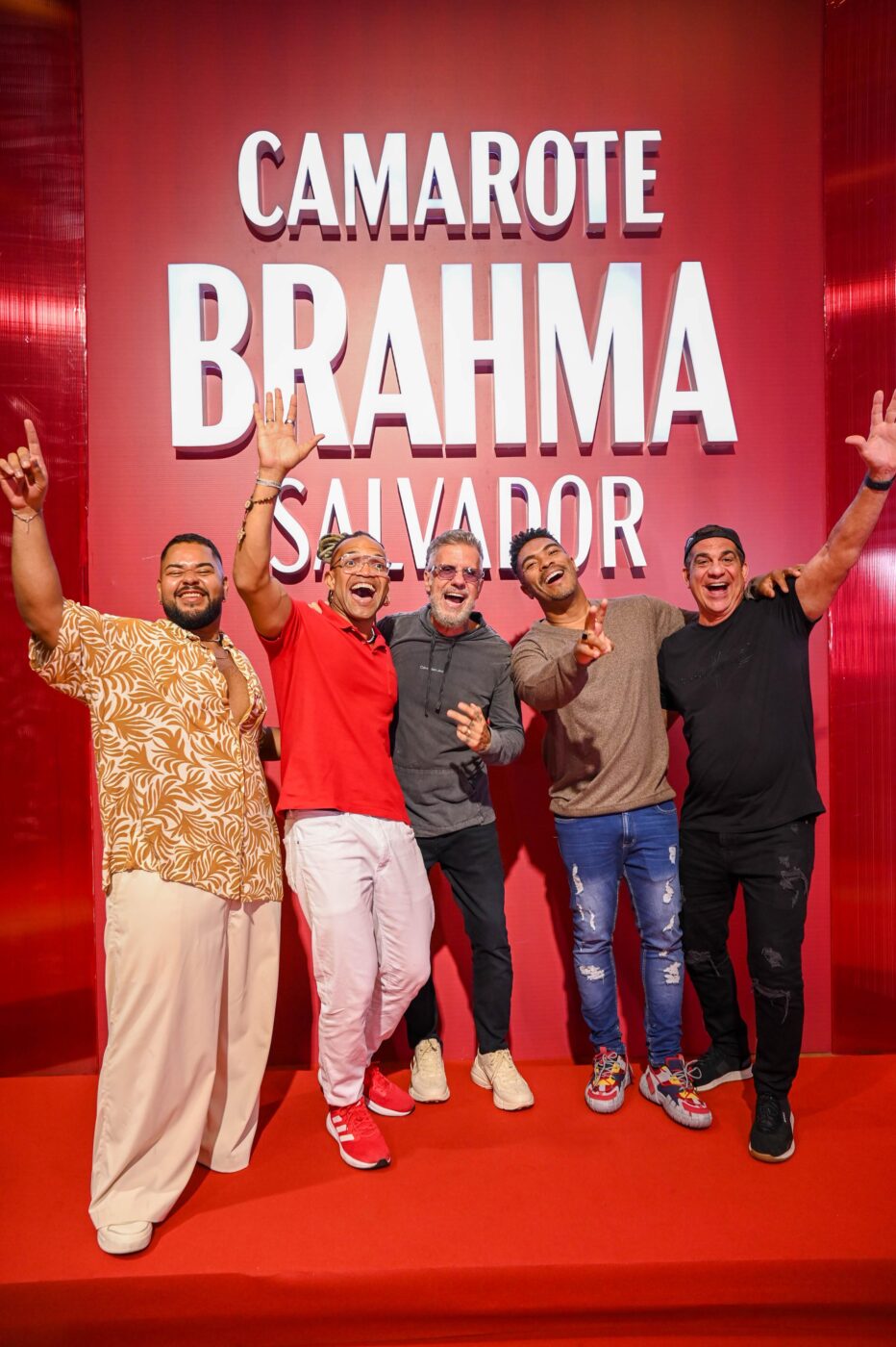 Dan Vasco, Buja Ferreira, Tuca Fernandes, Denny Denan e Durval Lelys