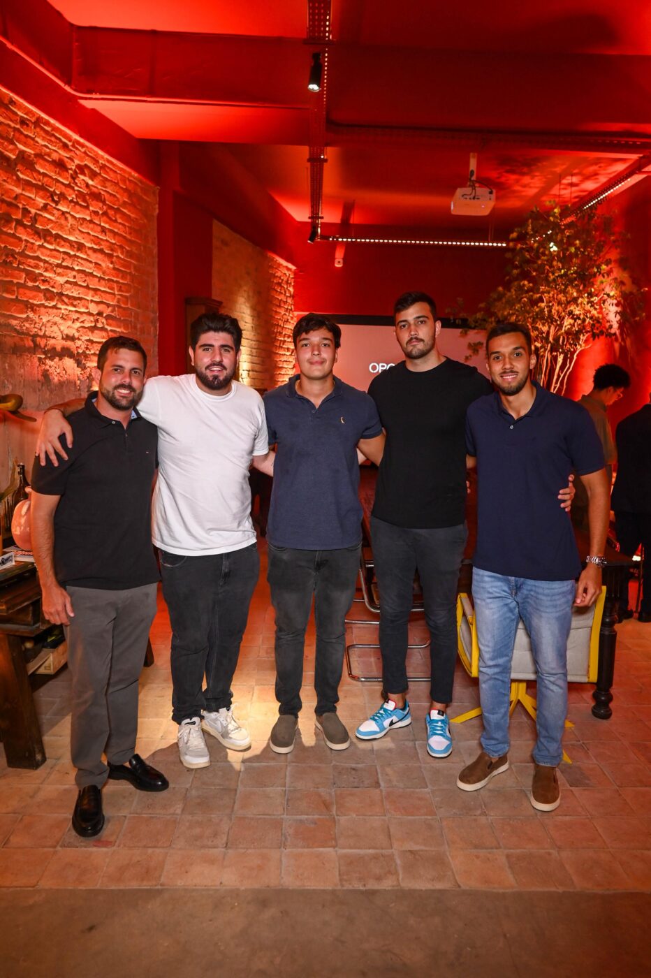 Alexandre Faria, Marcelo Freire, Henrique Ataide, Guilherme Garcia e Guilherme Menezes
