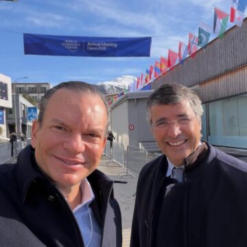 Banqueiro André Esteves participa do Fórum Econômico Mundial, em Davos