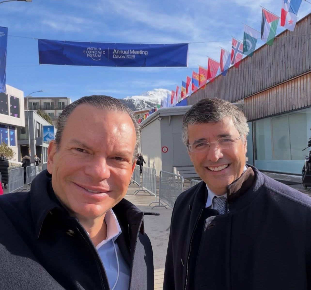 Banqueiro André Esteves participa do Fórum Econômico Mundial, em Davos