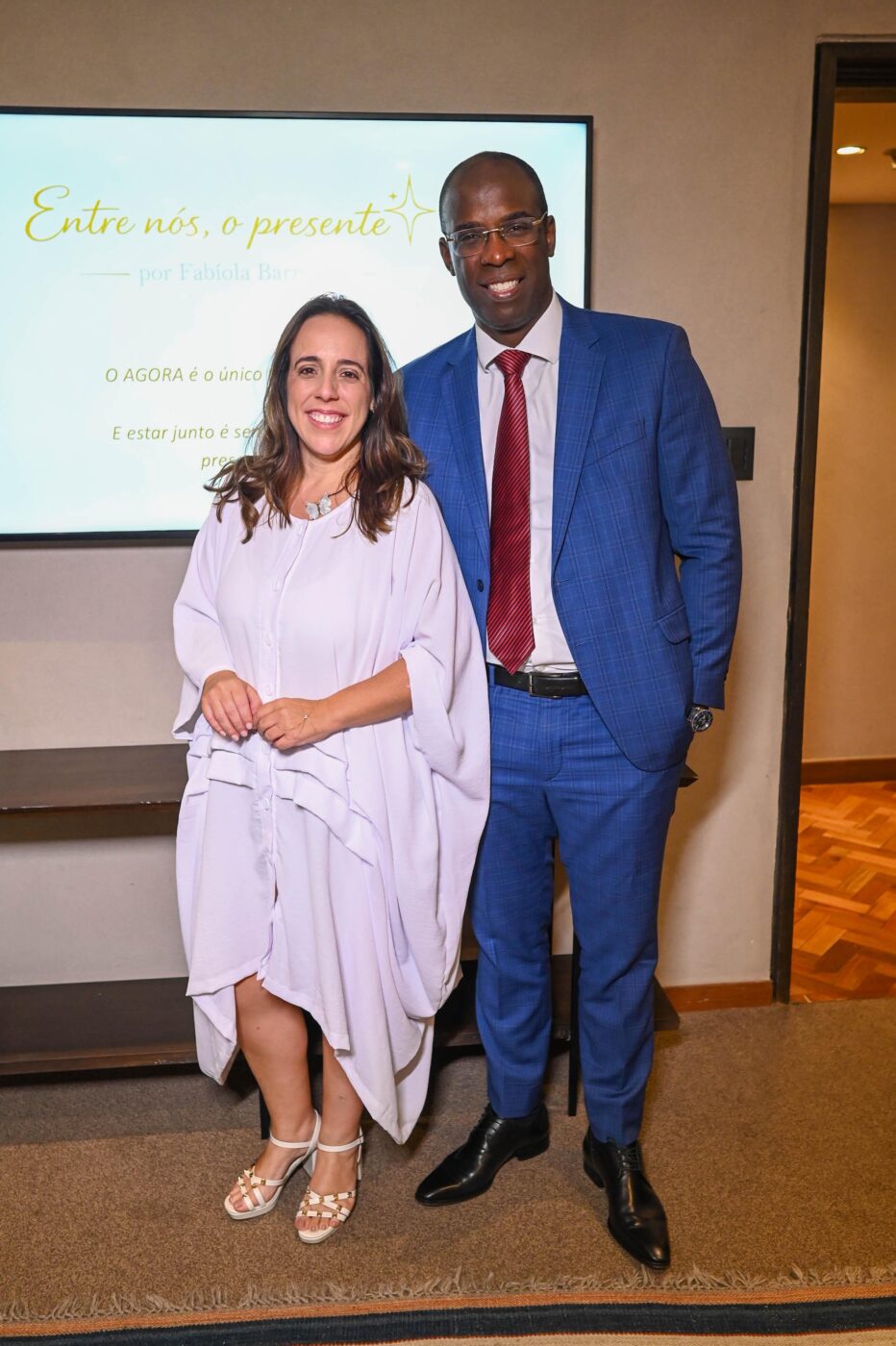 Fabíola Barros e Robson Sant Anna