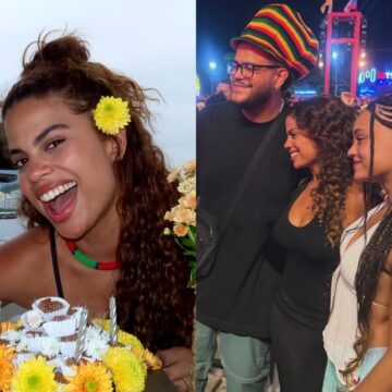 Clara Buarque curte Festival de Verão em Salvador ao lado dos irmãos; veja fotos