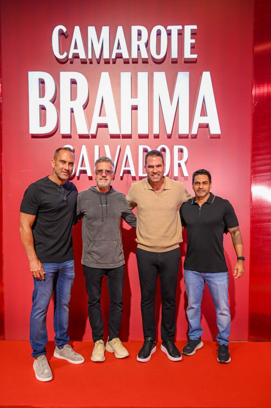 Guto Ulm, Tuca Fernandes, Binho Ulm e Zenon Bittencourt