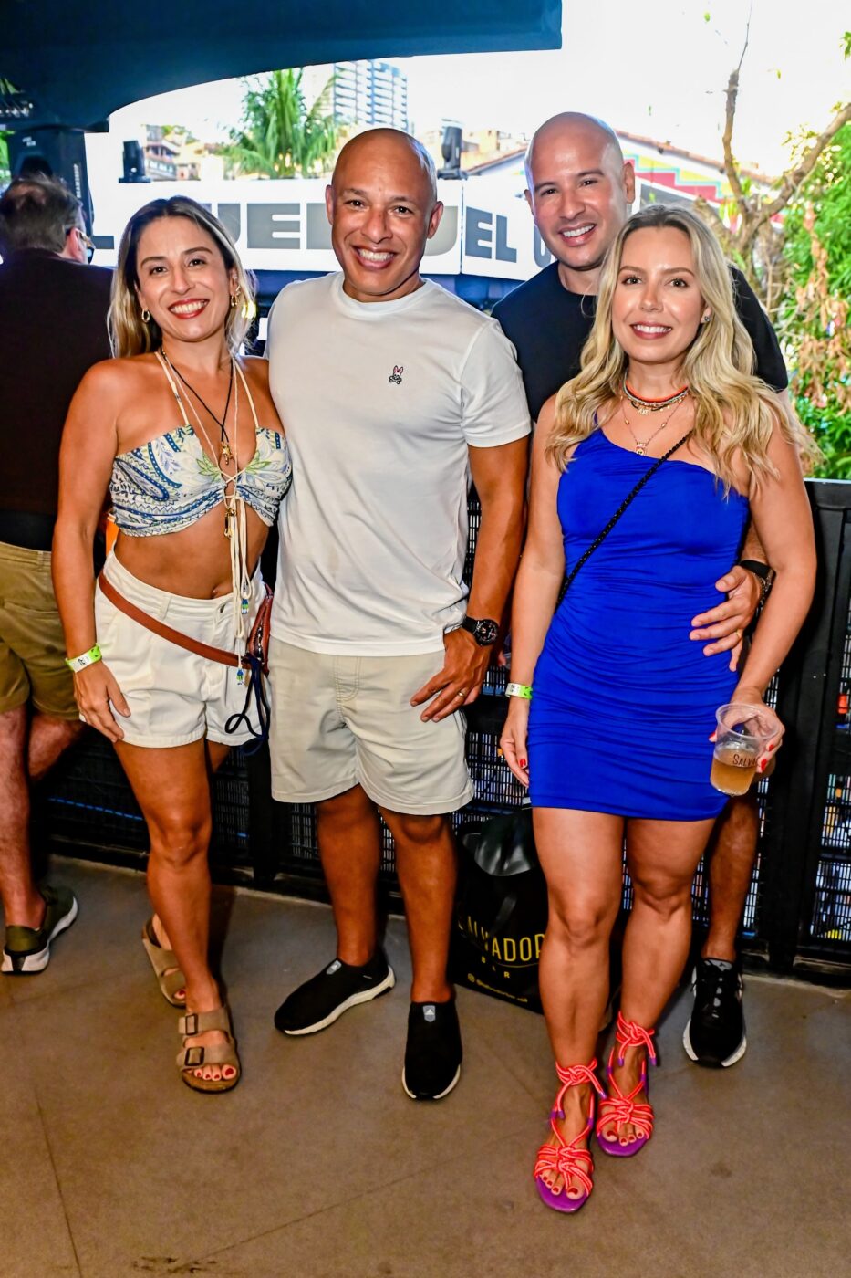 Tatiana, Fernando Porto, Leandro Vieira e Luciana Gomes