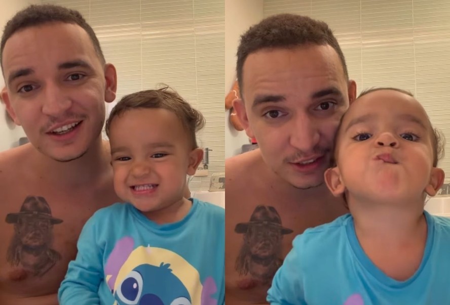 João Gomes mostra momento fofo com o filho mais velho; veja