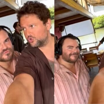 Selton Mello canta com Jack Black para celebrar sucesso de ‘Anaconda’; veja vídeo