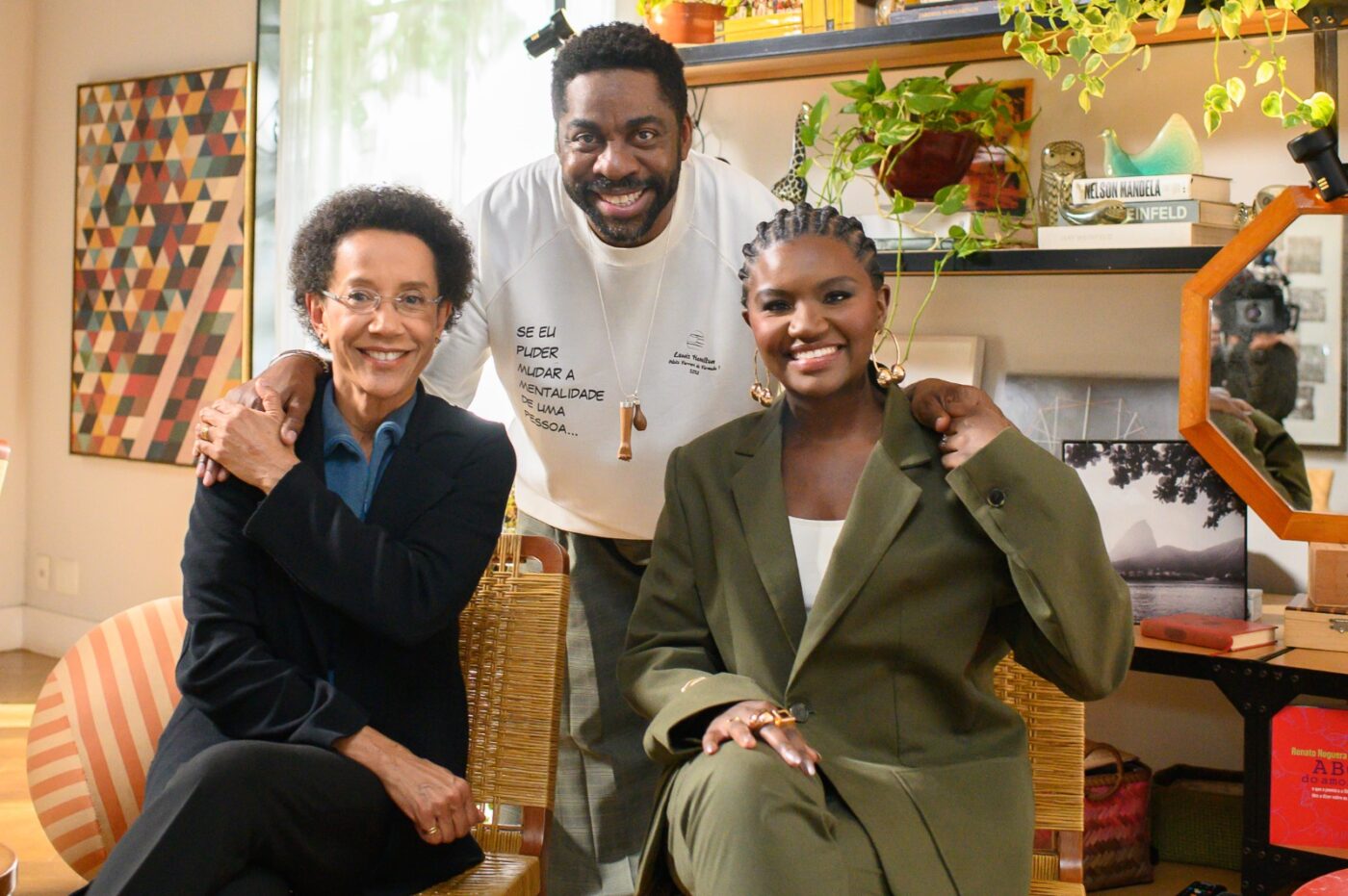 Programa “Espelho”, com Lázaro Ramos, reestreia no Canal Brasil