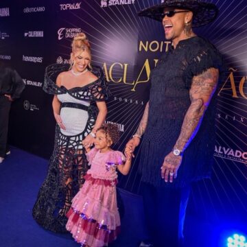 Léo Santana revela curiosidade sobre o nome do segundo filho com Lore Improta: “Liz confundiu nossa cabeça”