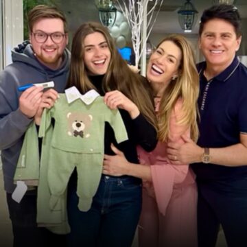 Elaine Mickely e César Filho comemoram que serão avós: ‘Presente tão precioso’