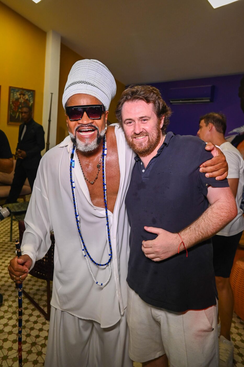 Carlinhos Brown e Ludovic Moullin