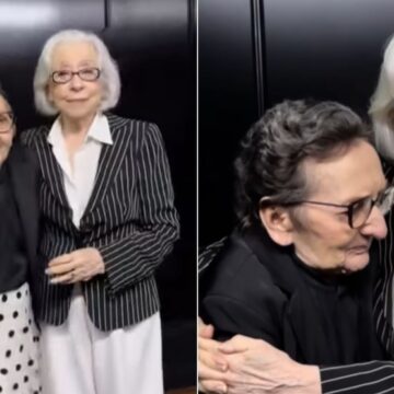 Fernanda Montenegro encontra atriz de ‘O Agente Secreto’ e declara torcida pelo filme no Globo de Ouro