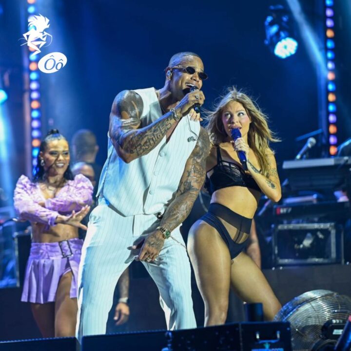 Léo Santana canta com Luiza Sonza no Festival de Verão; veja vídeo