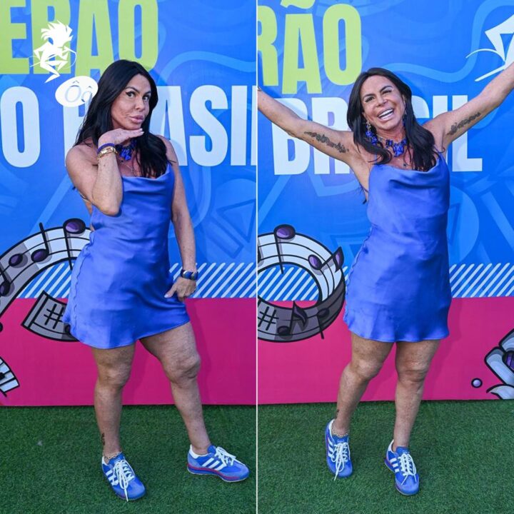 Gretchen chega a Salvador e afirma: “Dormi e acordei sendo o hit do verão desse ano”